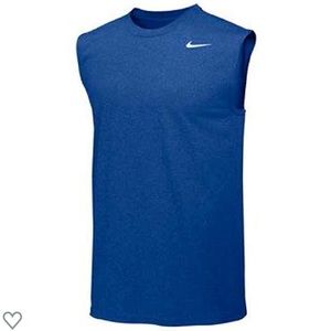 Nike men’s legend blue sleeveless top (muscle tee)